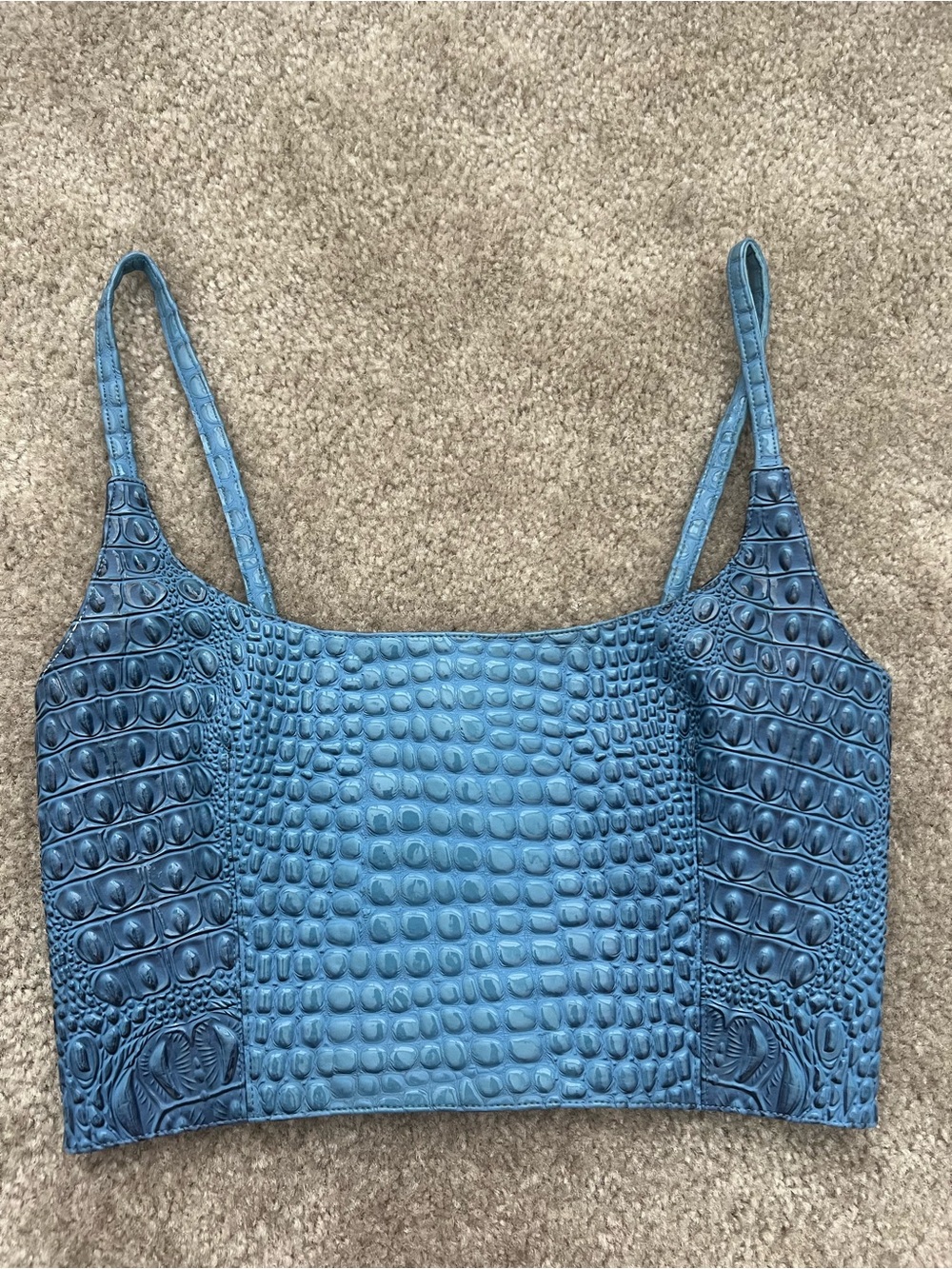 Mia Vesper Faux Croc Tiny Tank